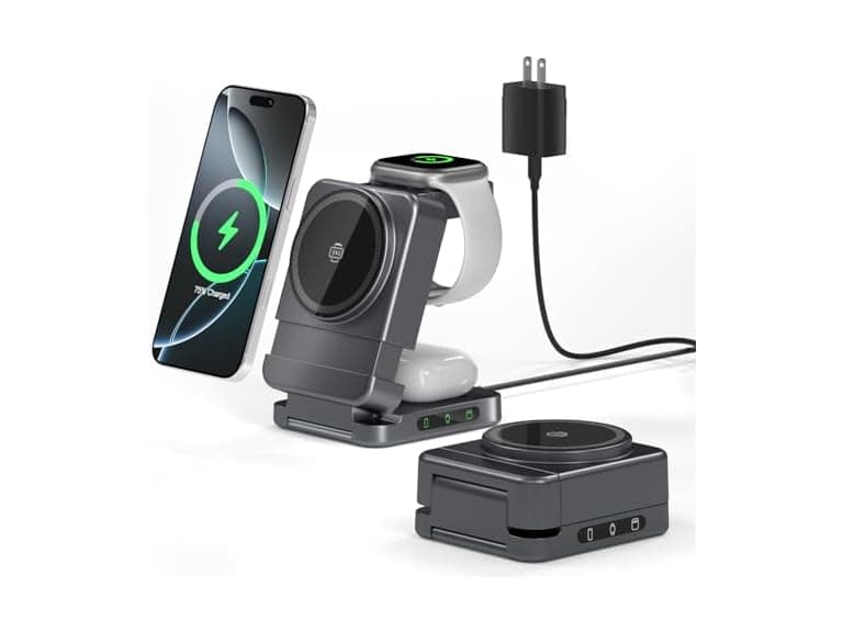 FREEFISH 3 in 1 Wireless Charging Station - Image 1
