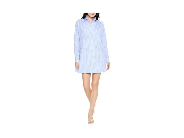 Forever 21 (L) Poplin Shirt Dress - Image 1