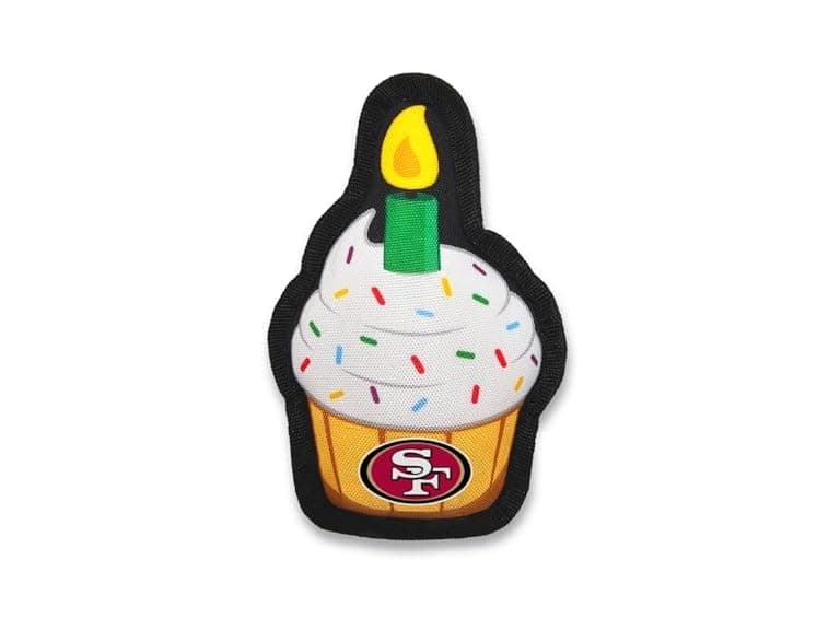 NFL San Francisco 49ers Pet Birthday Cupcake - Image 1