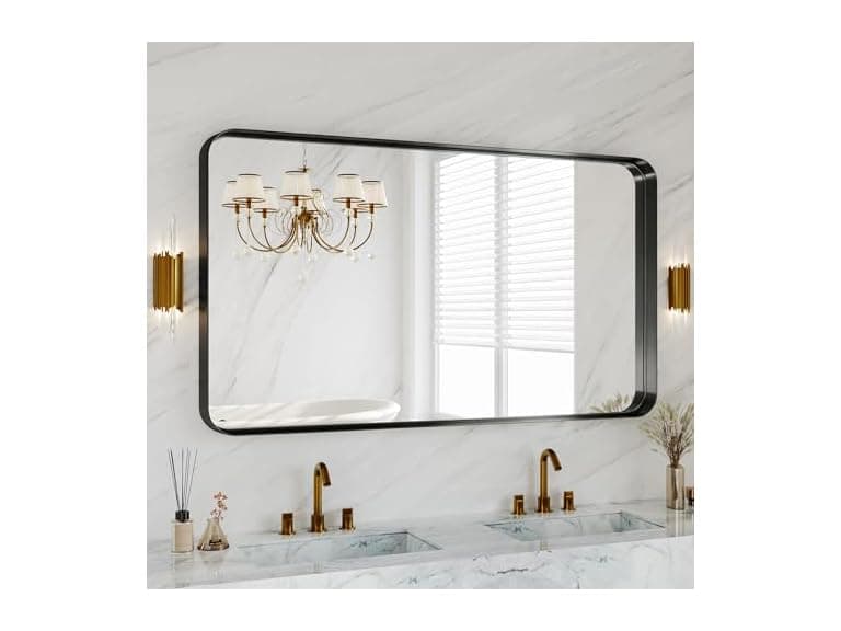55"x30" Rectangle Batroom Mirror - Image 1
