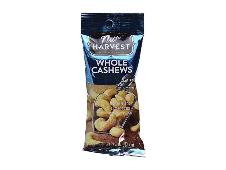Nut Harvest Nut Harvest Cashews Sleeve, 2.25 Oz - Image 1