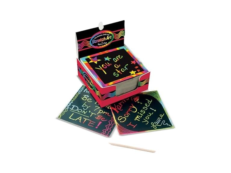 Melissa & Doug Scratch Art Rainbow Notes - Image 1