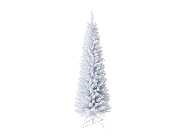 OFFICEJOY 6FT White Pencil Christmas Tree - Image 1