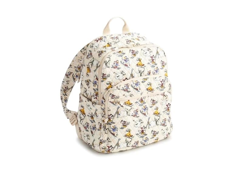 Vera Bradley Bancroft Backpack, Downhill Skiing Mickey and Friends - Image 1