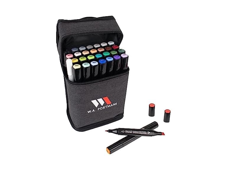 Professional Alcohol Markers Set 30pc-Multicolor - Image 1
