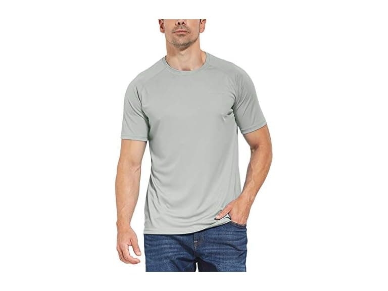 Baleaf Men (L) Quick Dry Short Sleeve UPF Shirt - Image 1