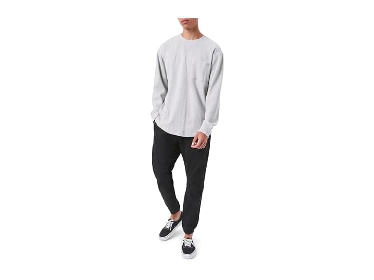Forever 21 (S) Twill Drawstring Joggers - Image 1