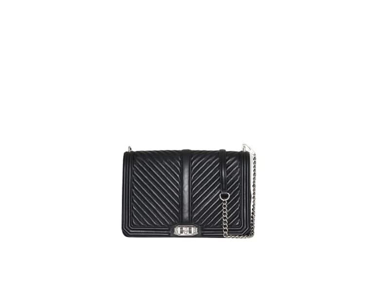 Rebecca Minkoff Chevron Quilted Jumbo Love Crossbody (Open Box) - Image 1
