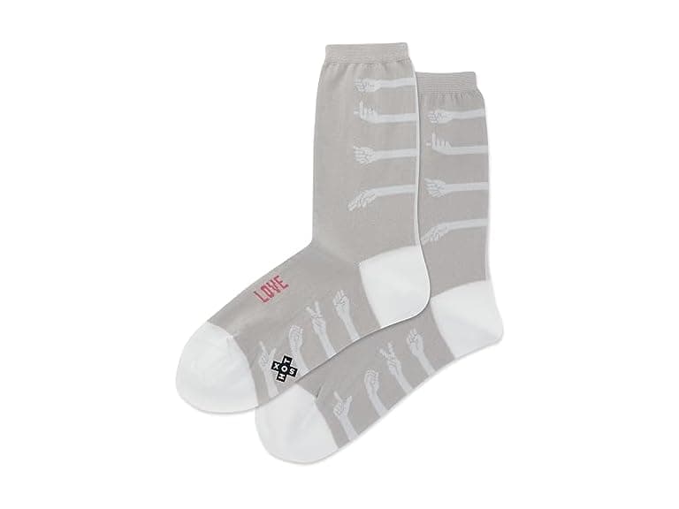 Hot Sox Women (4-10) Love Hate Crew Pack Socks - Image 1