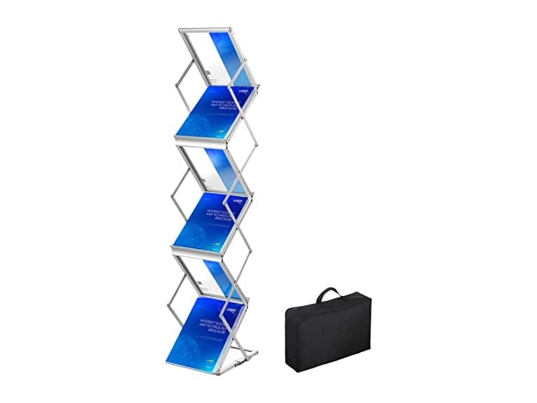 VEVOR Foldable Magazine Display Rack, 6 - Image 1