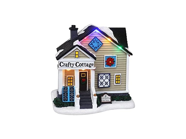 Christmas Village Crafty Cottage - Image 1