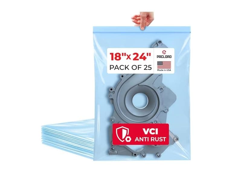 VCI Reclosable Poly Bags 18" x 24", Pack of 25 - Image 1
