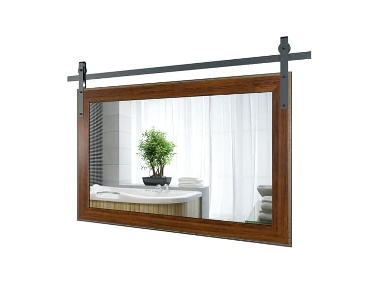 ROOMTEC Farmhouse Bathroom Mirror 51×35" - Image 1