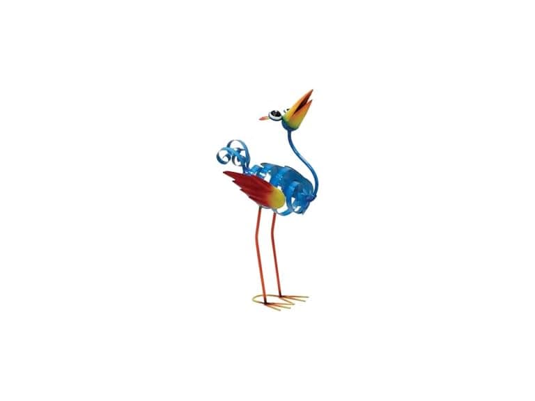 Santa's Workshop 20.3" Iron Blue Yard Bird - Image 1