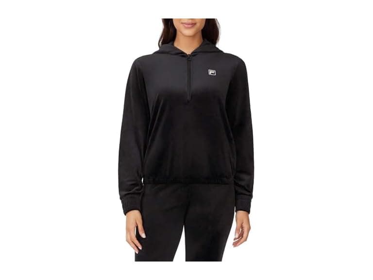 Fila Women (XL) Velour Quarter Zip Hoodie - Image 1