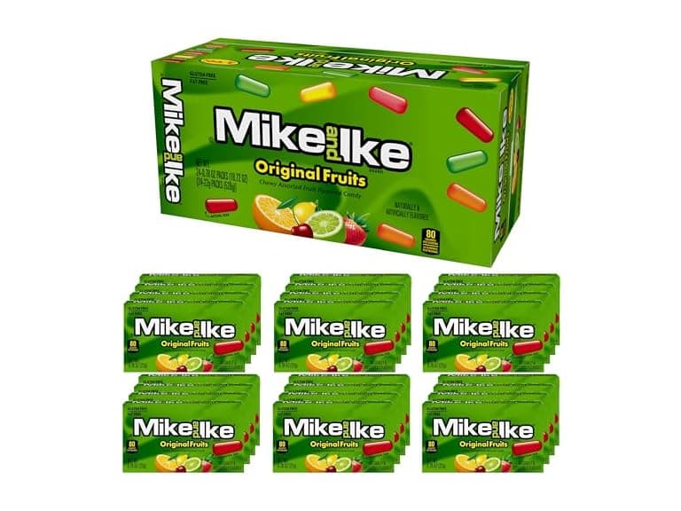 Mike and Ike Original Fruits Candy, 0.78 Ounce Box (Pack of 24) - Image 1