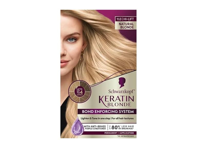 Schwarzkopf Keratin Blonde 11.0 Hair Dye - Image 1
