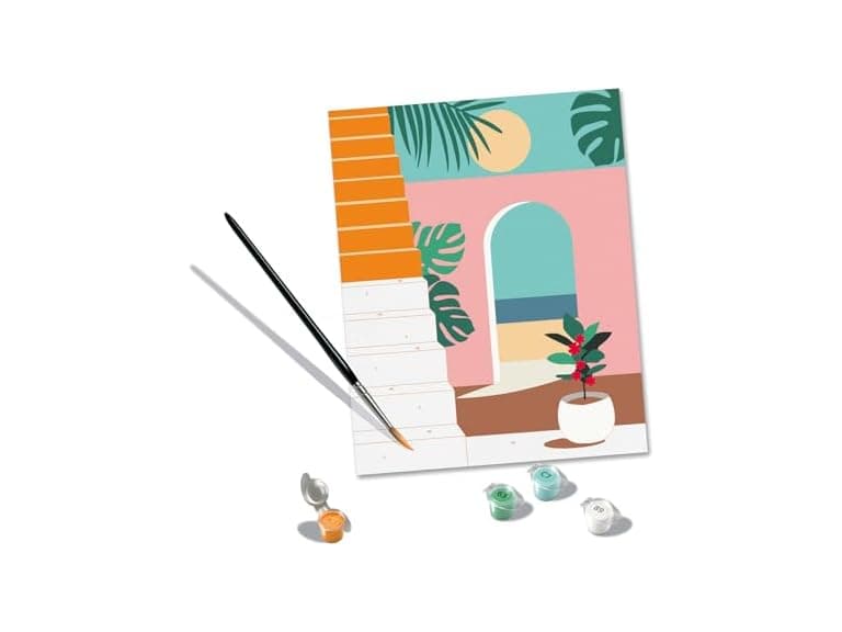 Ravensburger Creart Vacation Mode Paint by Numbers Kit for Adults - Image 1