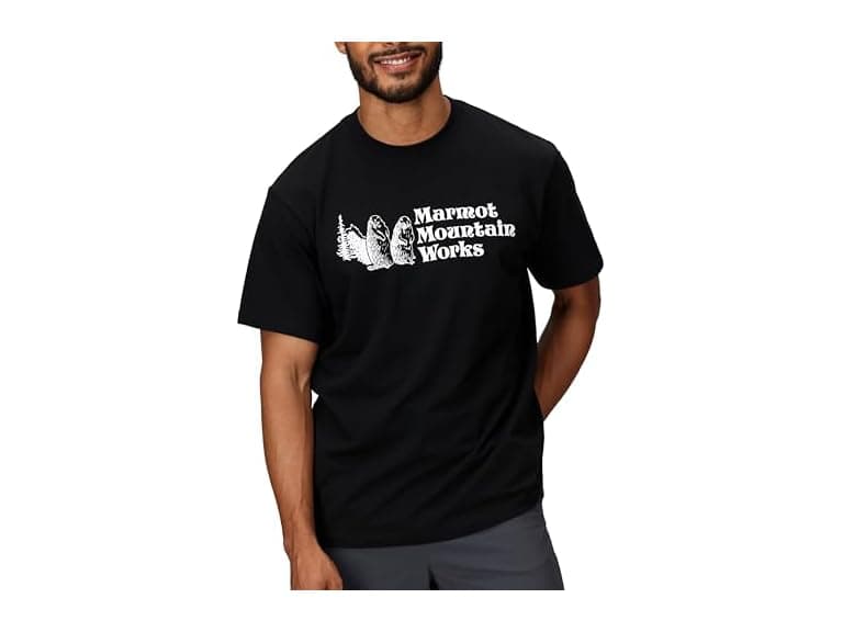 MARMOT Men Small MMW Short T-Shirt Thunderhead - Image 1