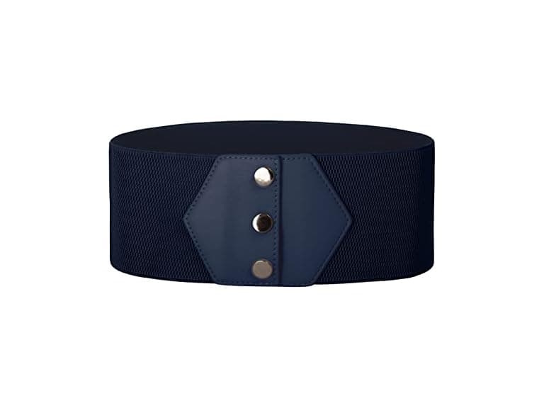 Grace Karin Women (OS) Wide Snap-button Belt - Image 1