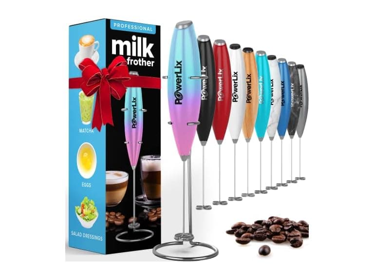 PowerLix Powerful Handheld Milk Frother - Image 1