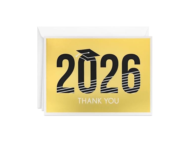Hallmark Bulk Year-Dated Graduation Thank You Notes - Image 1