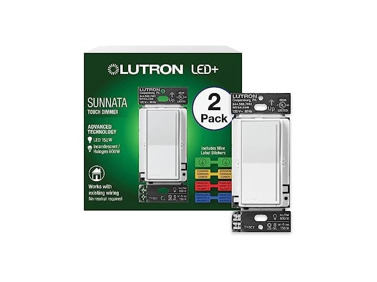 Lutron Sunnata Touch Dimmer Switch - Image 1