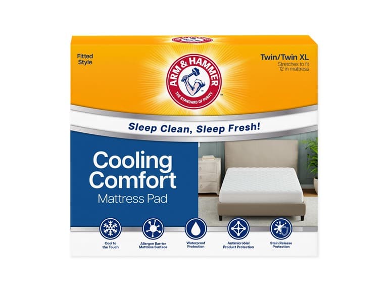Arm & Hammer Cooling Comfort Mattress Pad - Image 1
