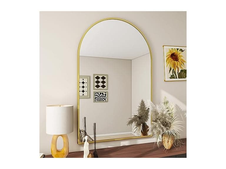 24"X36" Arch Bathroom Mirror, Wall - Image 1