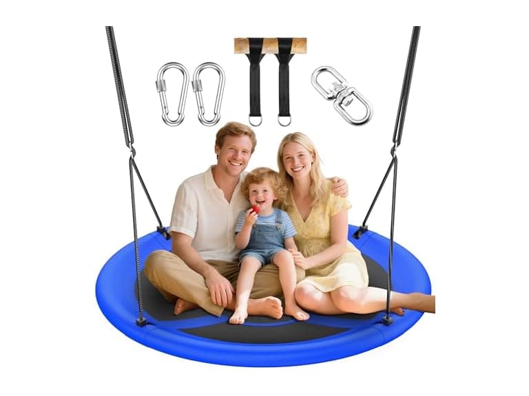 Everyfun W0568 43" Saucer Tree Swing for Kids Adult - Image 1