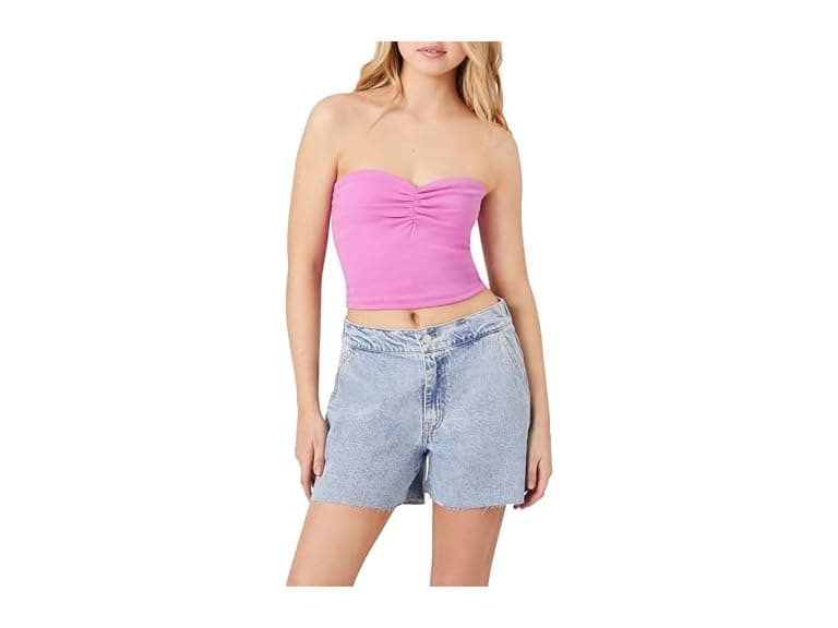 Forever 21 (L) Raw-Cut Shorts - Image 1