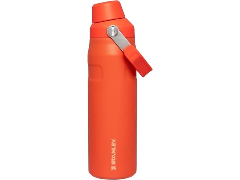 Stanley IceFlow Fast Flow Water Bottle 24oz - Tigerlily - Image 1