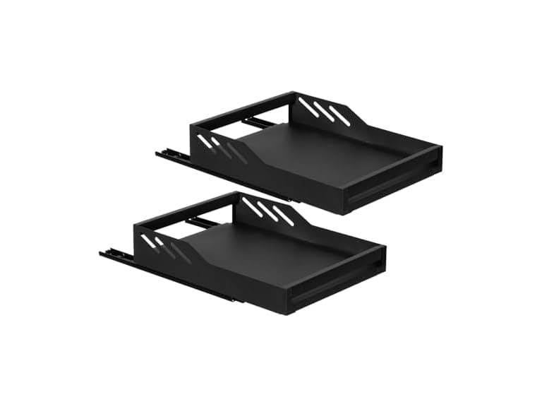 Basicwise Expandable Large Deep Drawer Organizer Set of 2 - Image 1