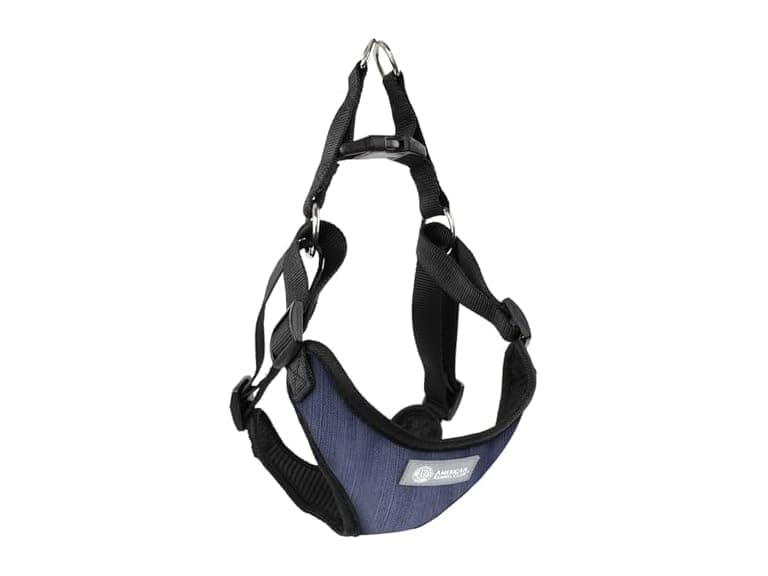 AKC Striped Step-in Dog Harness – No Pull - Image 1
