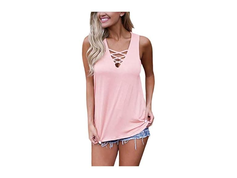 Fronage Women (XL) Tank Tops Summer Tops Up Shirts - Image 1