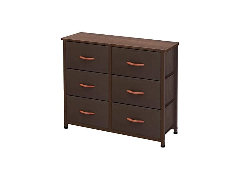 AZL1 Life Concept 6 Drawers Fabric Dresser - Image 1