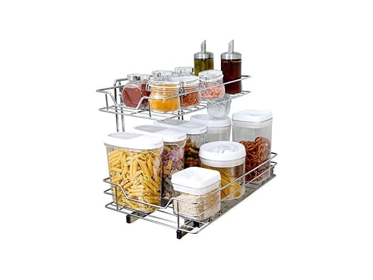 Smart Design 2-Tier Pull Out Organizer (Open Box) - Image 1