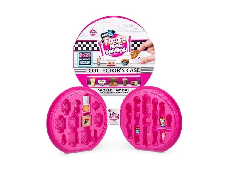 5 Surprise Mini Brands Foodie Collector's Case - Image 1