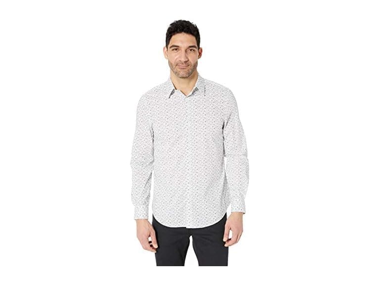 Perry Ellis Men (L) Conversational Stretch Shirt - Image 1