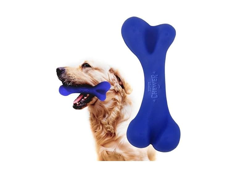 Durable Dog Chew Bone Toy 2-Pack Large - Image 1