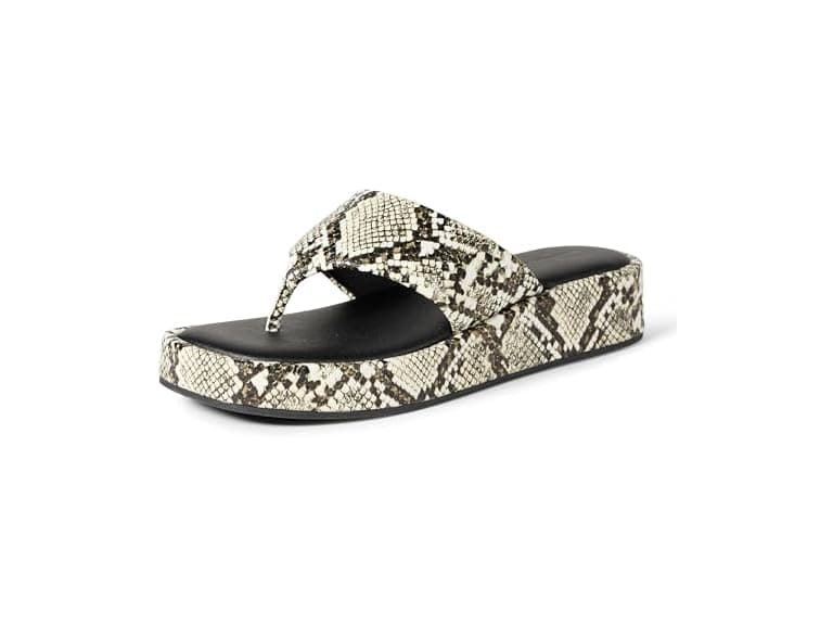 Amazon Essentials Women's Flatform Thong Sandals - Image 1