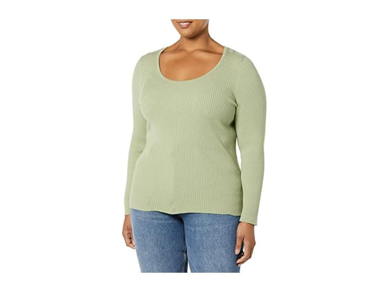 Amazon Essentials Women Fine Gauge Stretch Sweater - Image 1