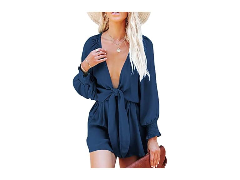 AlvaQ Women (XL) Short Jumpsuits Trendy Pants - Image 1
