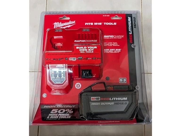Milwaukee 48-59-1200 12.0Ah and Charger Starter Kit - Image 1