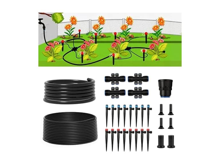 SMIDOLE 100FT Drip Irrigation System Kit - Image 1