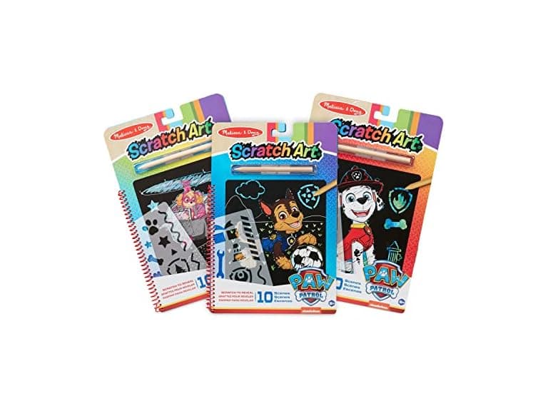 Melissa & Doug PAW Patrol Scratch Art 3-Pack - Image 1
