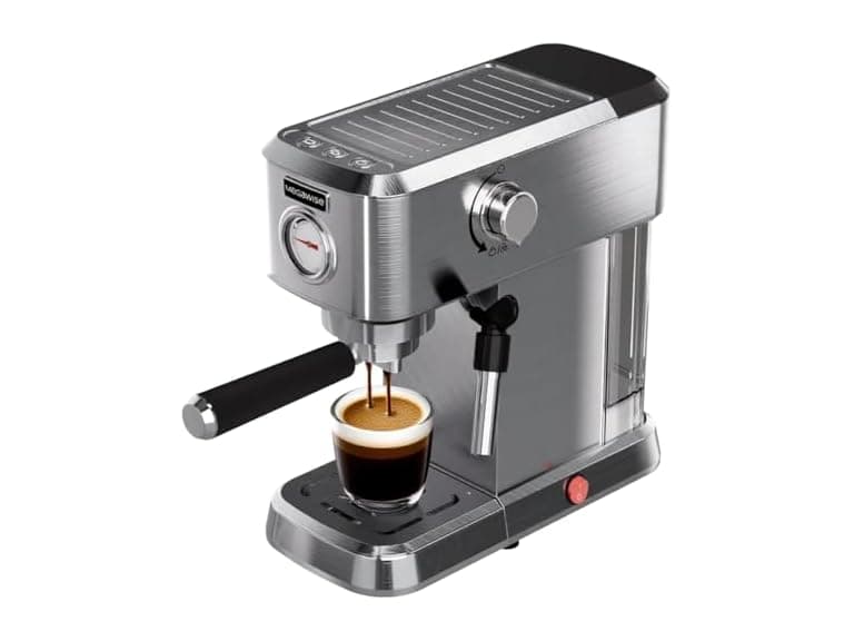 MEGAWISE 20 Bar Espresso Machine with Milk Frother - Image 1