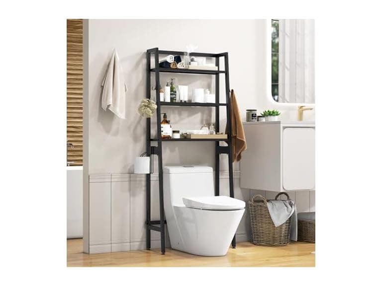 Nightcore Over-The-Toilet Storage, 3-Tier - Image 1