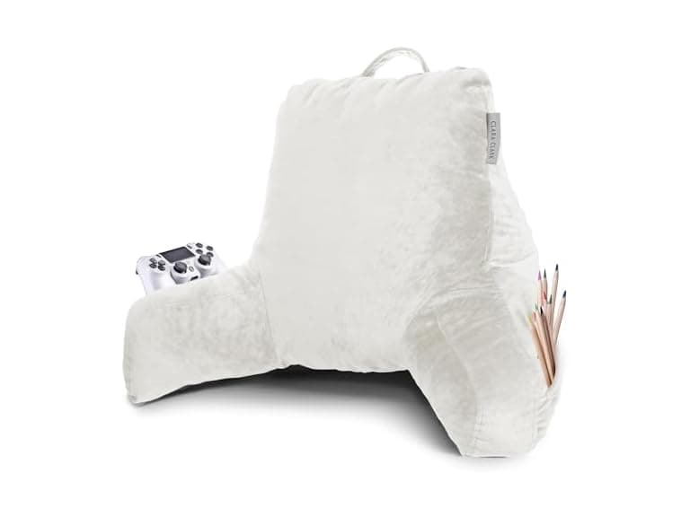 Clara Clark Reading Pillow with Shredded Memory Foam - Image 1