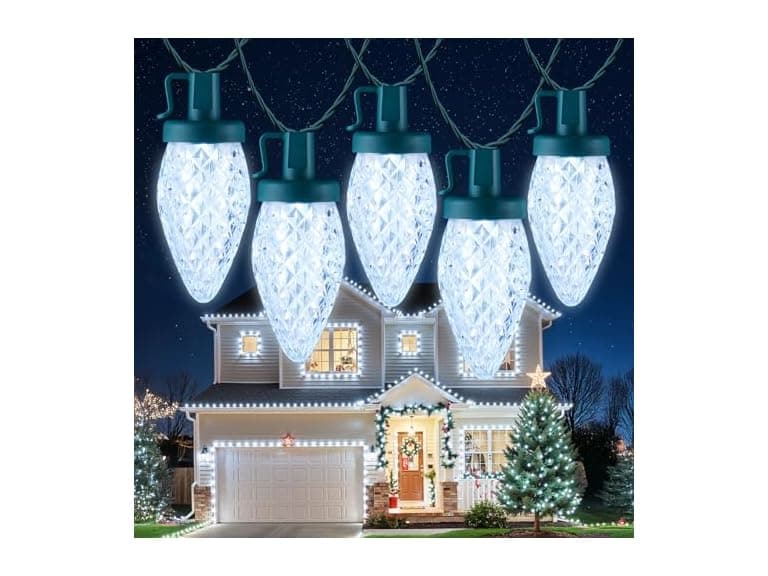 Brightown Minetom C9 Christmas Lights Outdoor, 100FT - Image 1